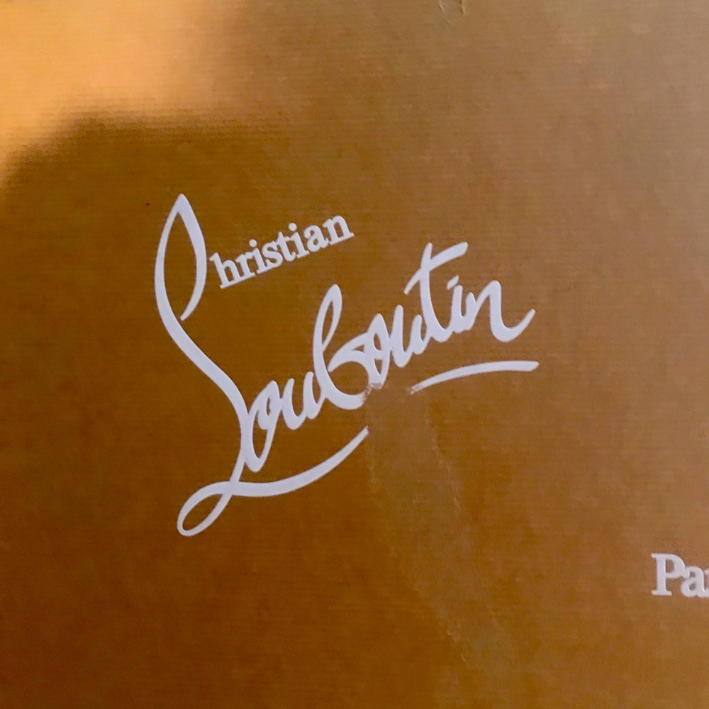 Christian Louboutin New Very Prive 120MM heels Box Dust Cloth Included Black - Picture 4 of 7